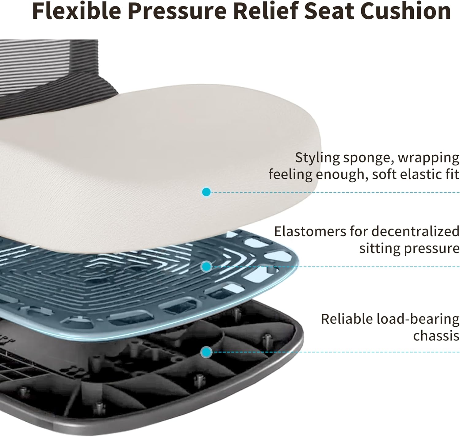 EUREKA ERGONOMIC Office Chair Mesh with Wheels, Ergonomic Chair with Lumbar Support, Home Office Desk Chair with Adjustable Seat Depth, 3D Armrest & Headrest, Black