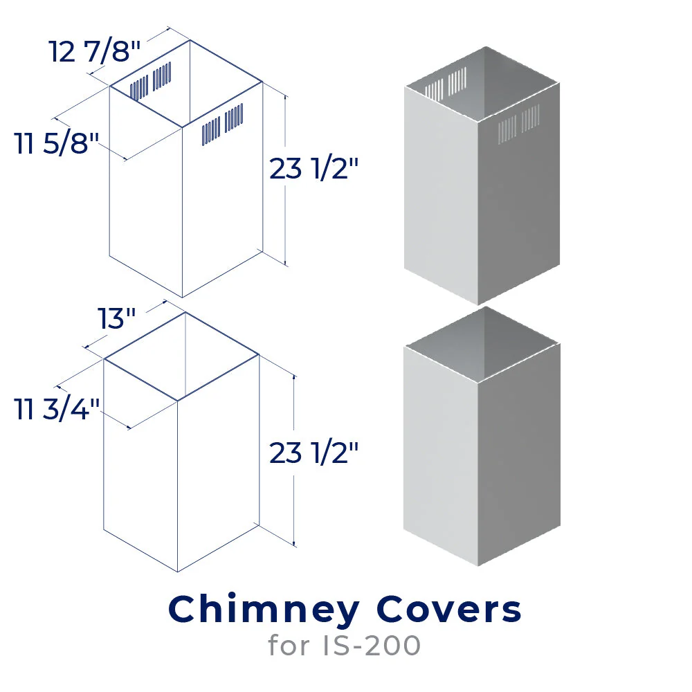 Hauslane Chimney Cover Kit for IS-200 Hood (CHK006)
