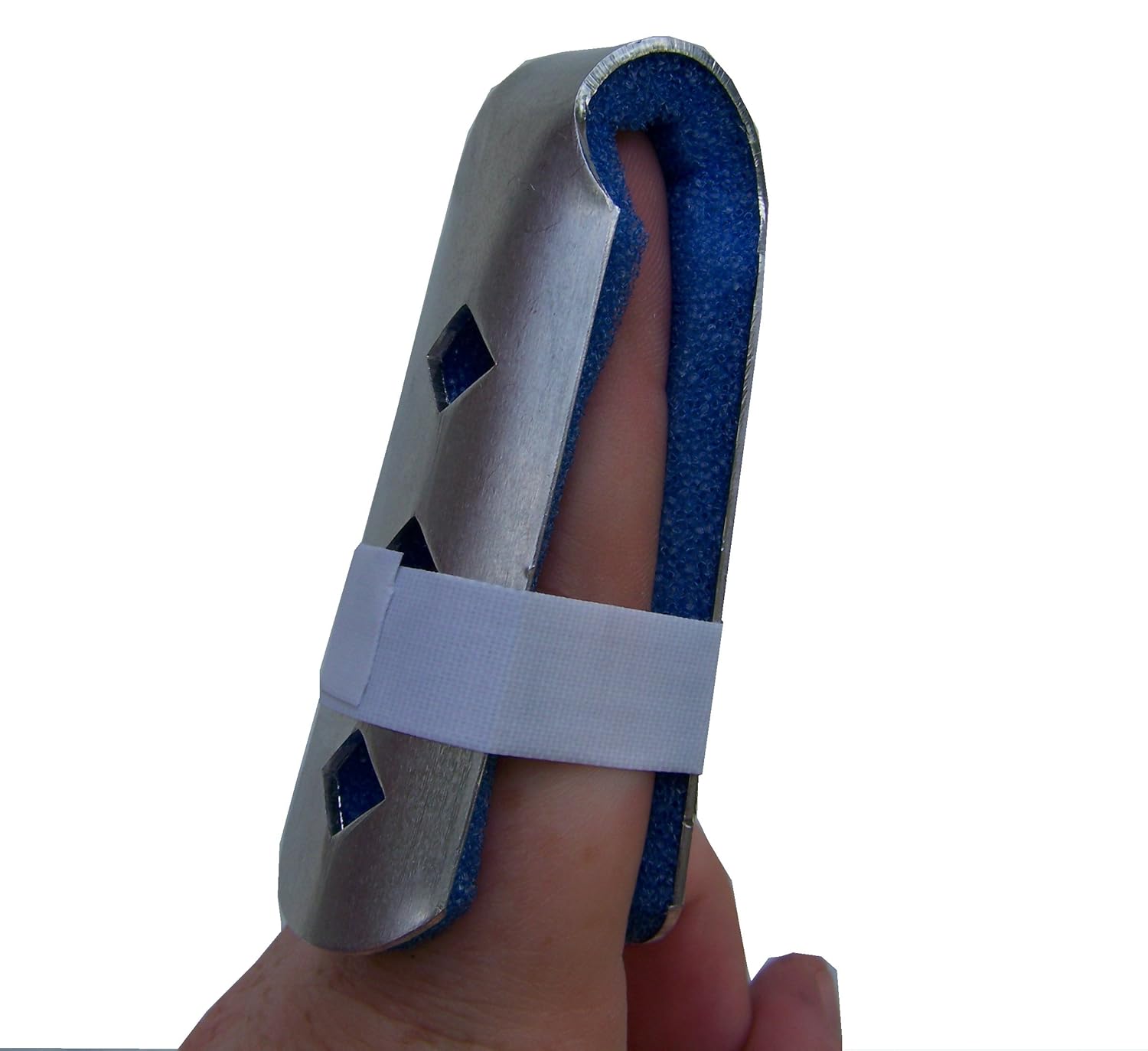 Alpha Medical Fold Over Finger Splint/Finger Cot/Jammed Finger Brace (24 Pack 3.5