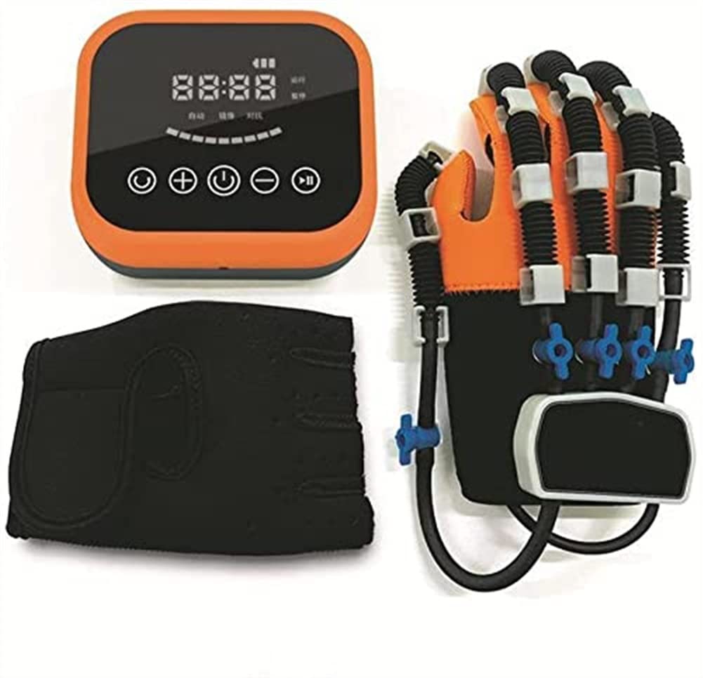 Rehabilitation Robot Gloves Finger Training Stroke Hand Splint Finger Orthosis Hemiplegia Finger Rehabilitation Trainer Functional Hand Splint for Long-Term Relief (Right Large)