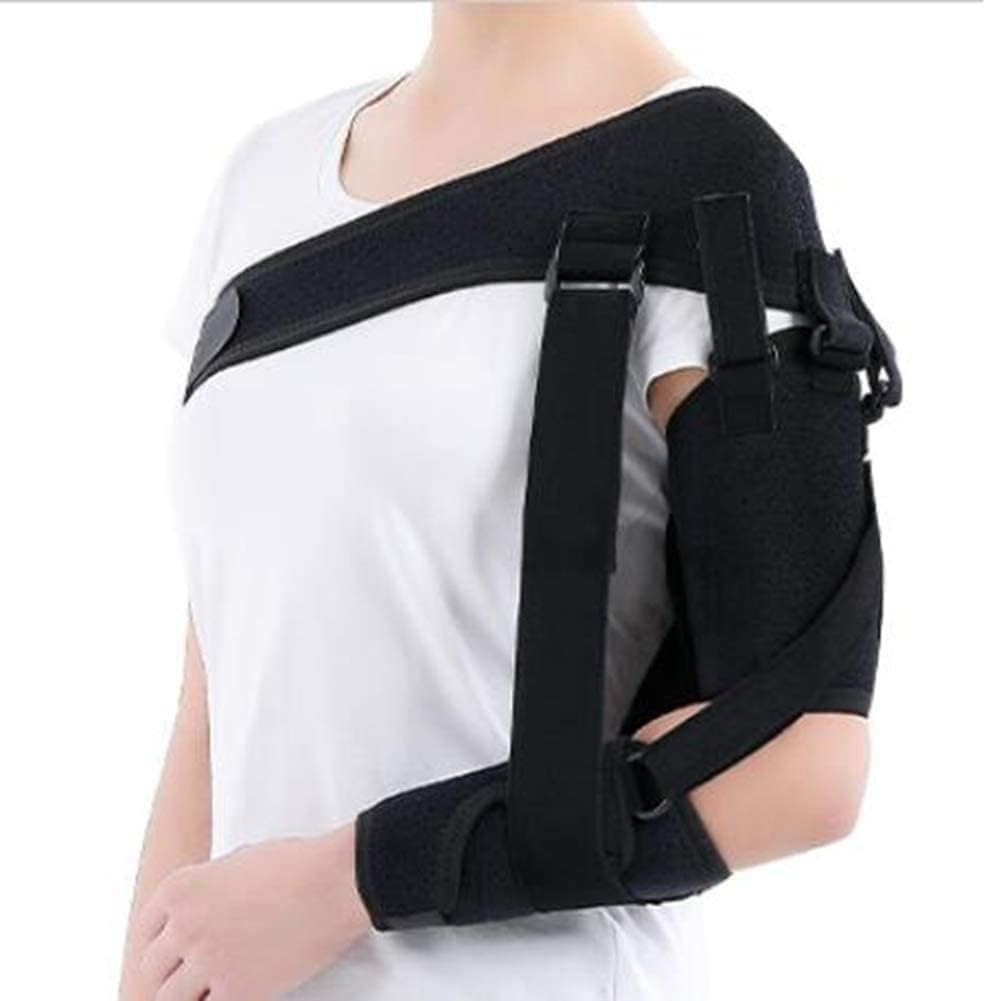 Shoulder Arm Sling Brace Shoulder Joint Strap Shoulder Brace Injury Support with Adjustable Straps for Stroke Hemiplegia Subluxation Recovery Shoulder Joint Strap