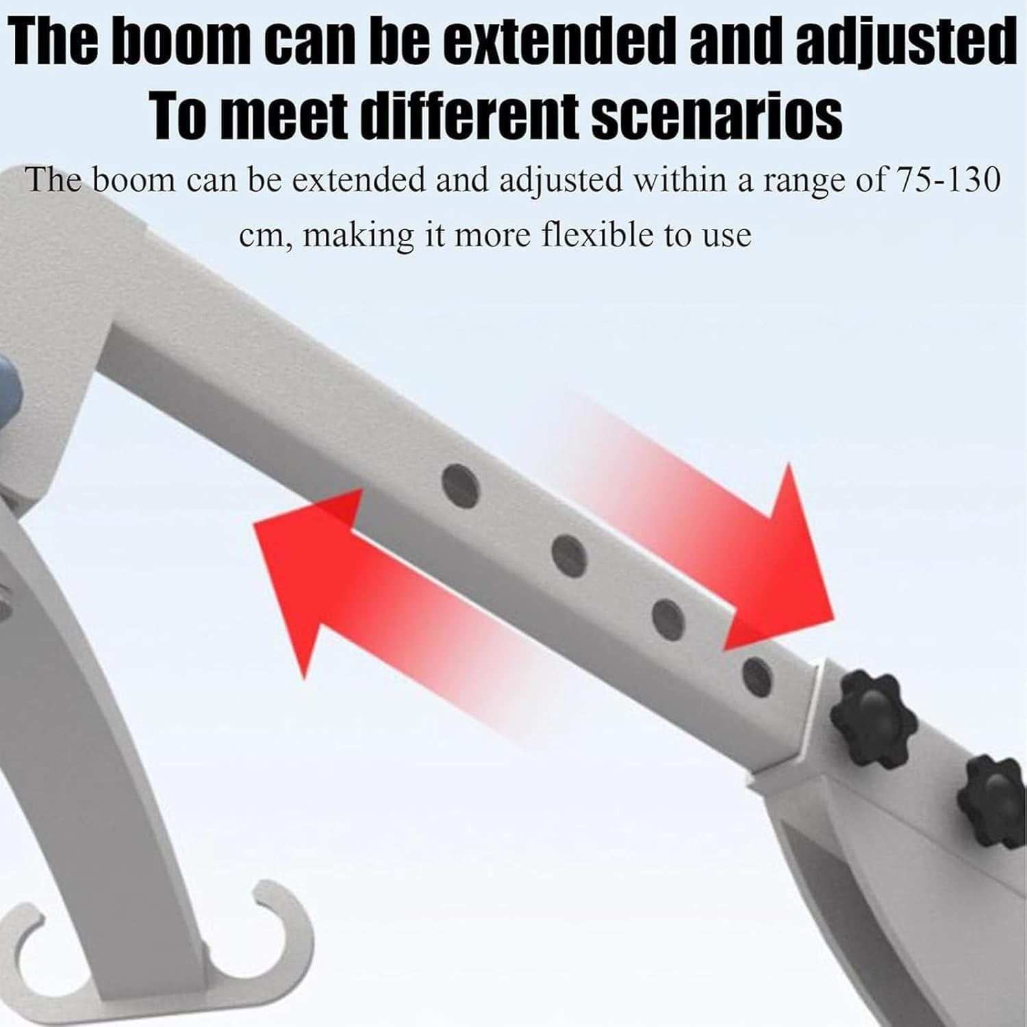 Wall-Mounted Patient Lift with Sling Transfer Holding Machine,Portable Electric Transport Lift for Disabled Patient Elderly Handicap,Remote Control Handle