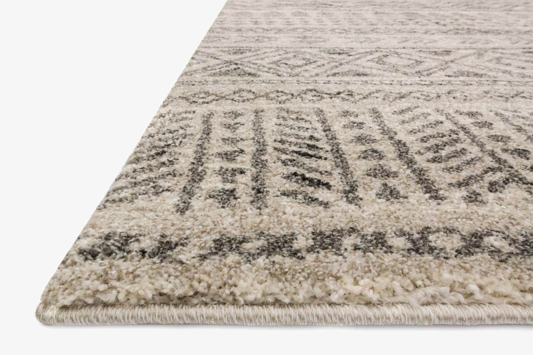 Loloi Emory Collection - Transitional Power Loomed Rug in Stone & Graphite (EB-10)
