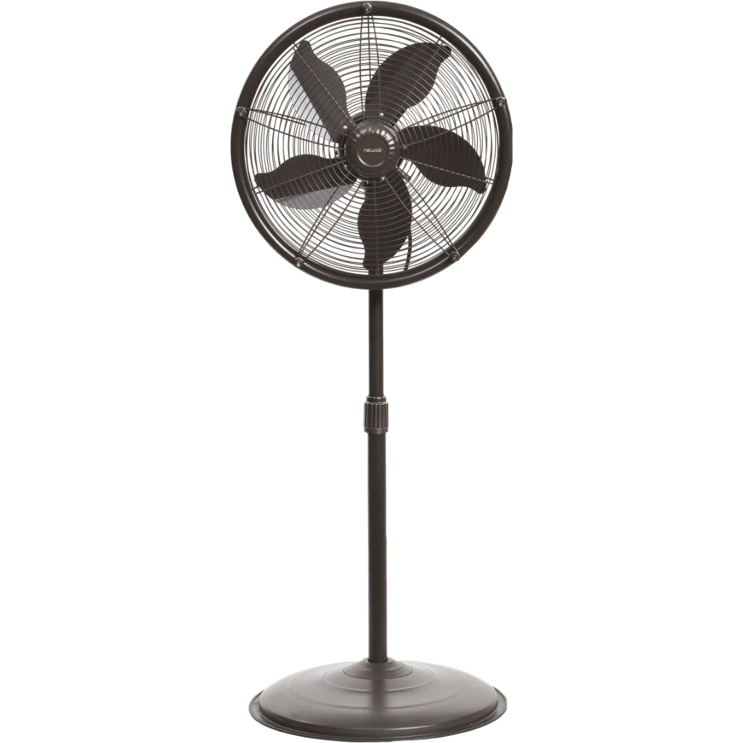 NewAir Outdoor Misting 3-Speed All-Metal Pedestal Fan