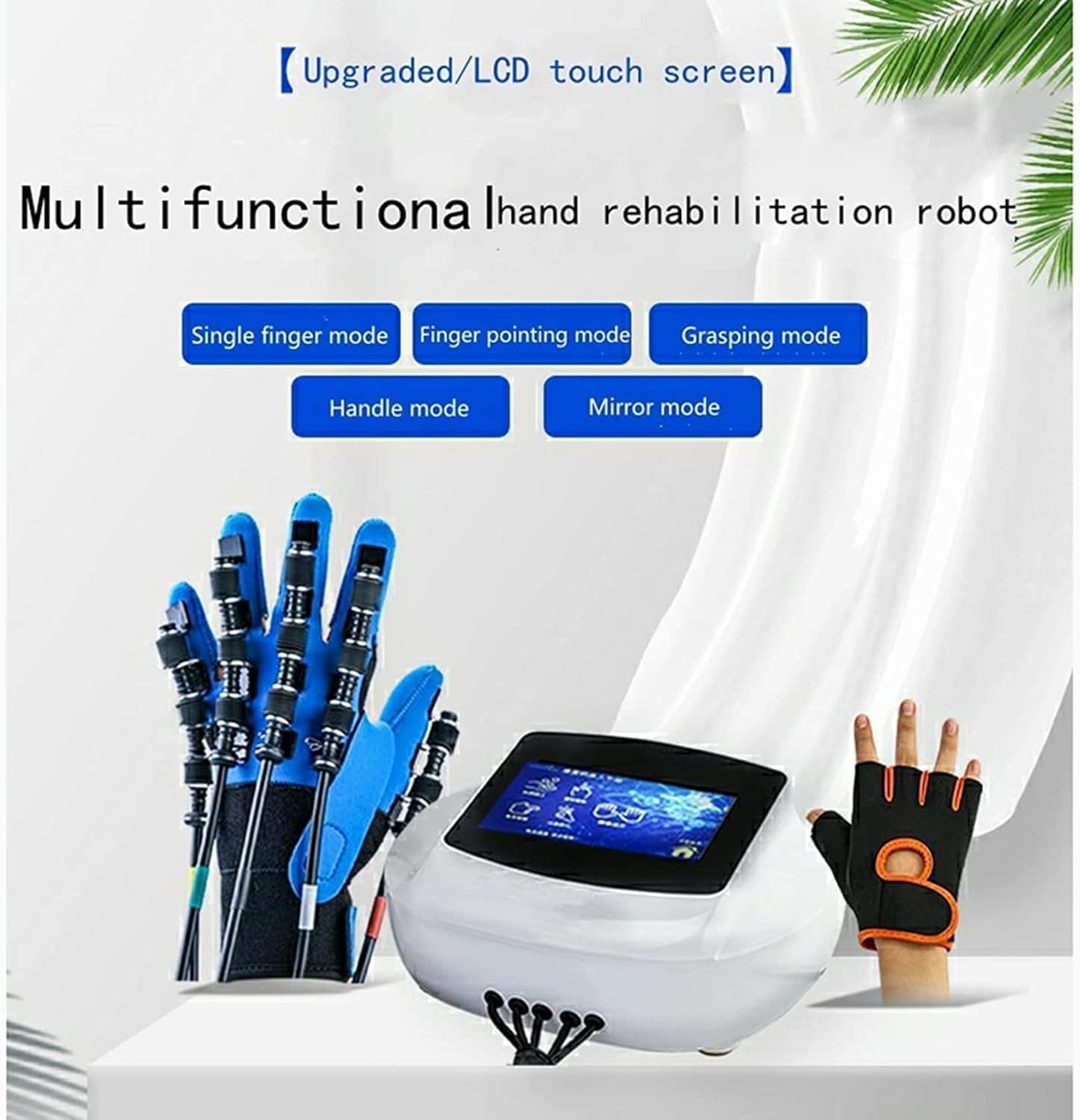 Robot Glove Hand Training Rehabilitation Hand Dysfunction Patient Training Device Functional Hand Splint for Long-Term Relief,Right-L