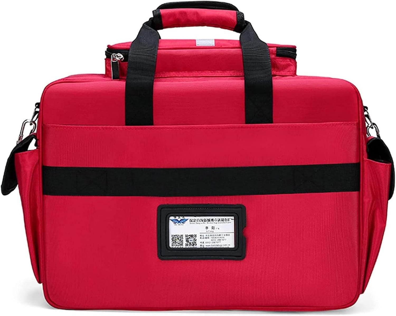 Professional First Aid Kit Bag, Large Capacity, Waterproof Emergency Rescue - Ideal for EMT, Paramedics Portable Storage Medical with Dividers(A)