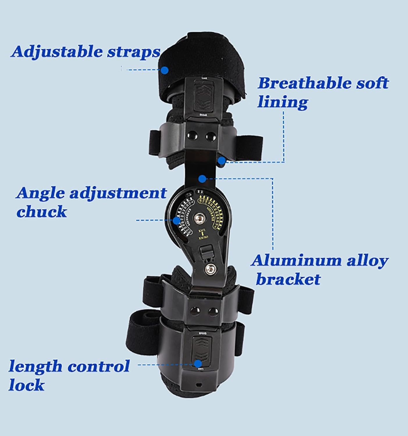 Adjustable ROM Hinged Elbow Brace Post OP Elbow Brace with Shoulder Sling Stabilizer Hand Splint Arm Injury Recovery Support After Surgery Orthosis Orthotics(Left)
