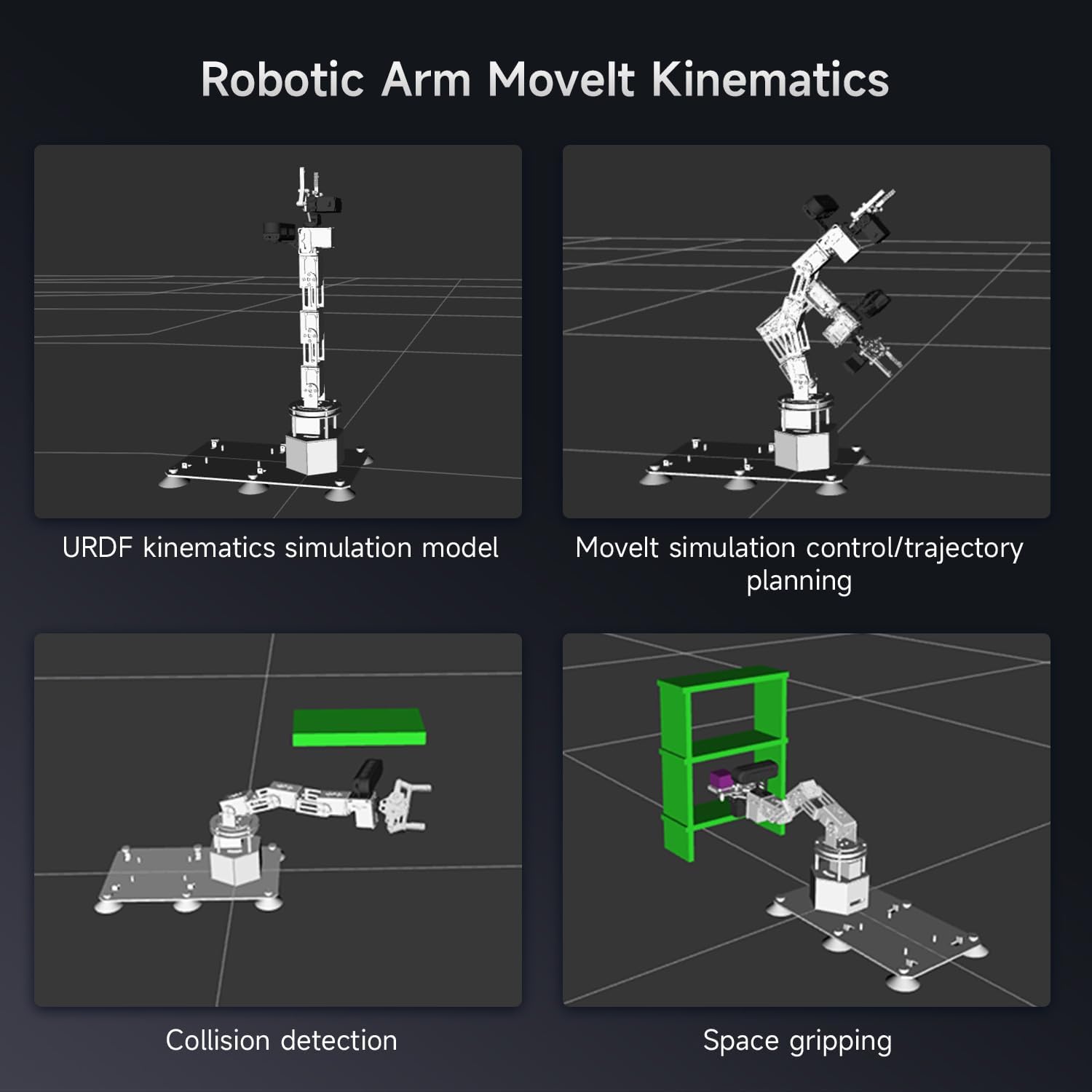 Yahboom 6DOF Robotic Arm 3D Recognition Scanning,Depth Camera Visual Recognition AI Visual Recognition Technology with Orin Nano Super 8GB Supports Large AI Model