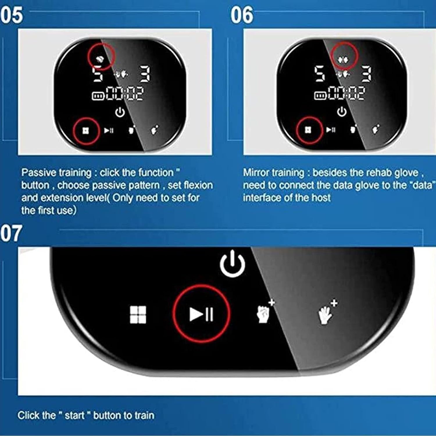 Hand Rehabilitation Robot Gloves Hand Splint Manual Training Rehabilitation Robot Gloves, Finger Orthotics Functional Hand Splint For Long Term Relief, Rehabilitation Robotics Rehab Device ( Color : L