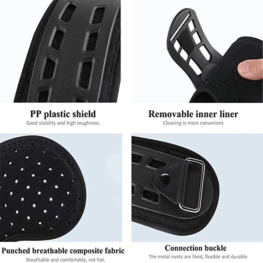 Adjustable Hinged ROM Knee Brace with Strap, Post OP Patella Injury Immobilizer Brace Orthopedic Guard Protector - Full Leg Stabilizer Knee Orthosis Splint(