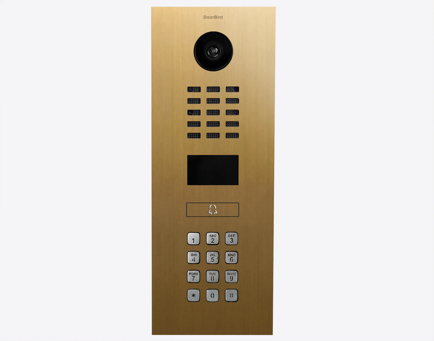 DoorBird D2101KV IP Video Intercom, 1 Call Button in Gold