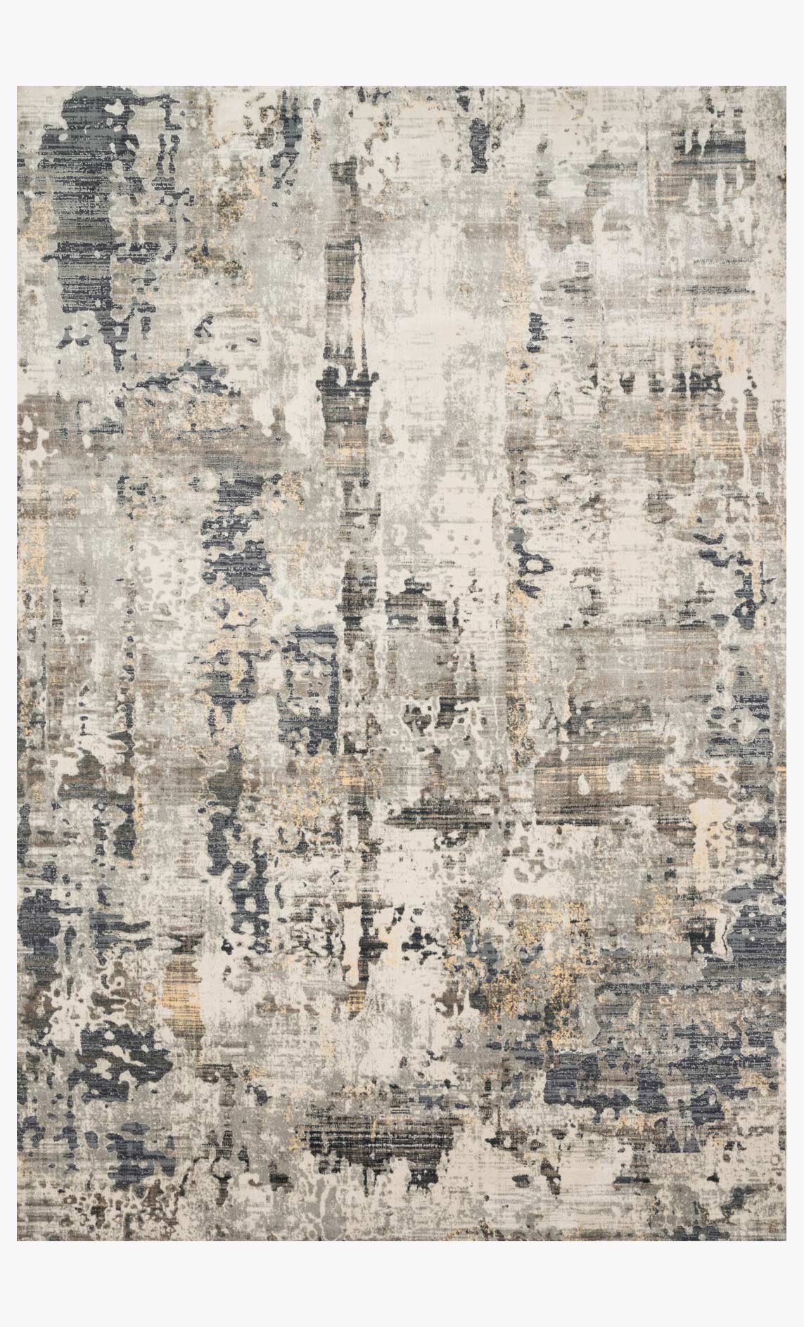 Loloi Cascade Collection - Contemporary Power Loomed Rug in Ivory & Natural (CAS-04)