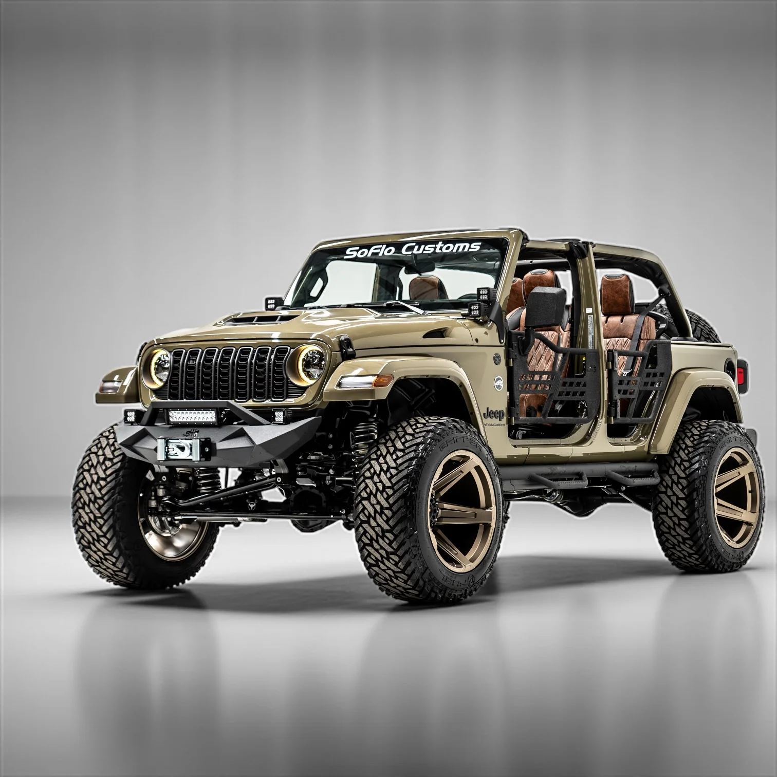 Jeep Wrangler Front Bumper Stubby 2018-2026