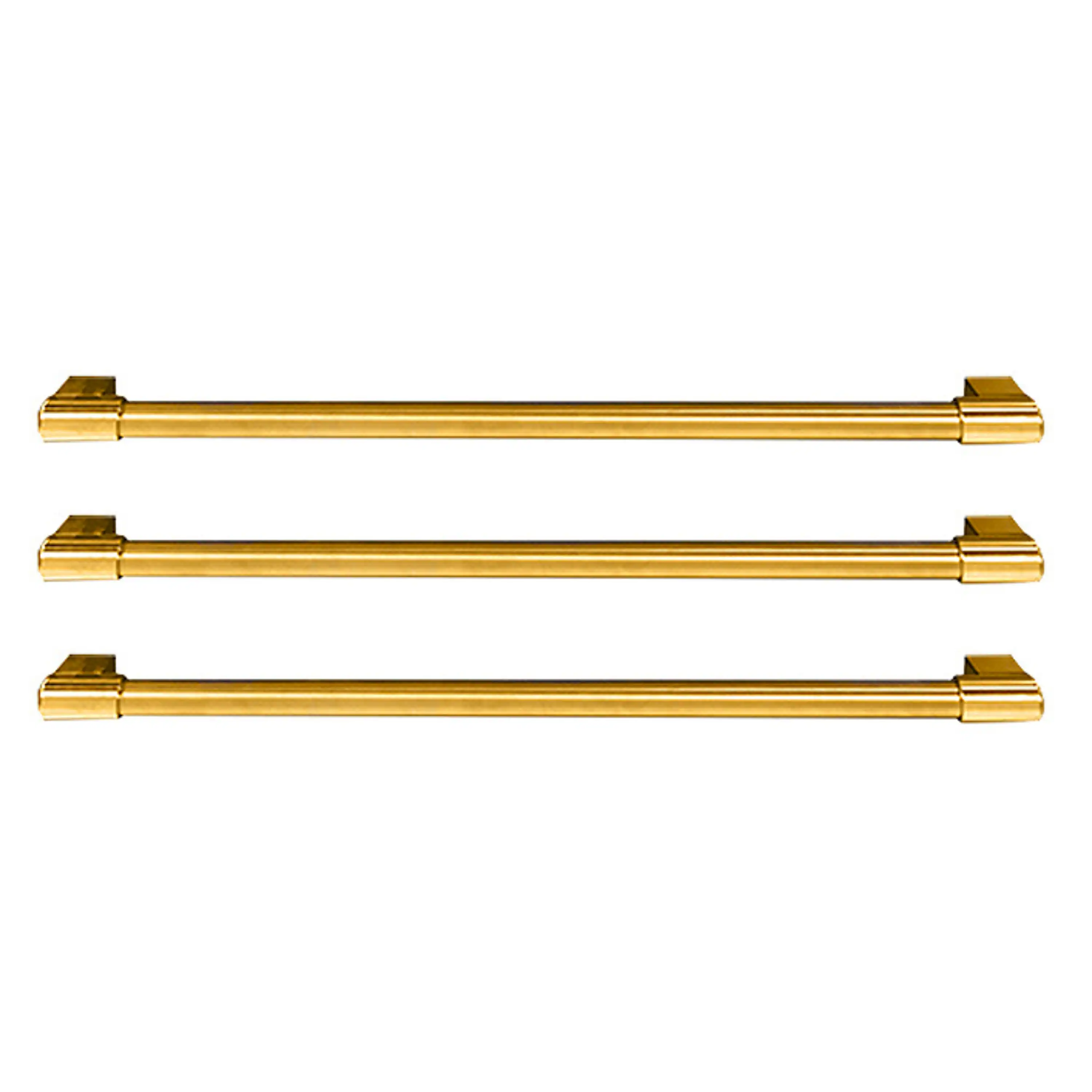 Capital OEM Column Refrigerator Bottom Freezer Handle Kit in Brass Polished, Three Handles (CR-RBF-HK-BP)