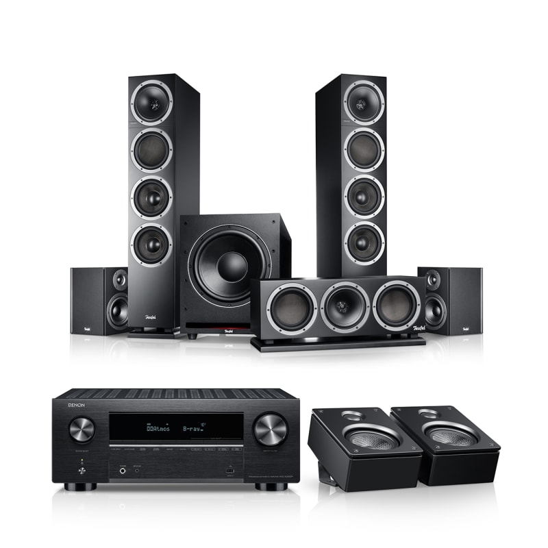 THEATER 500 Surround + DENON X3800H für Dolby Atmos 