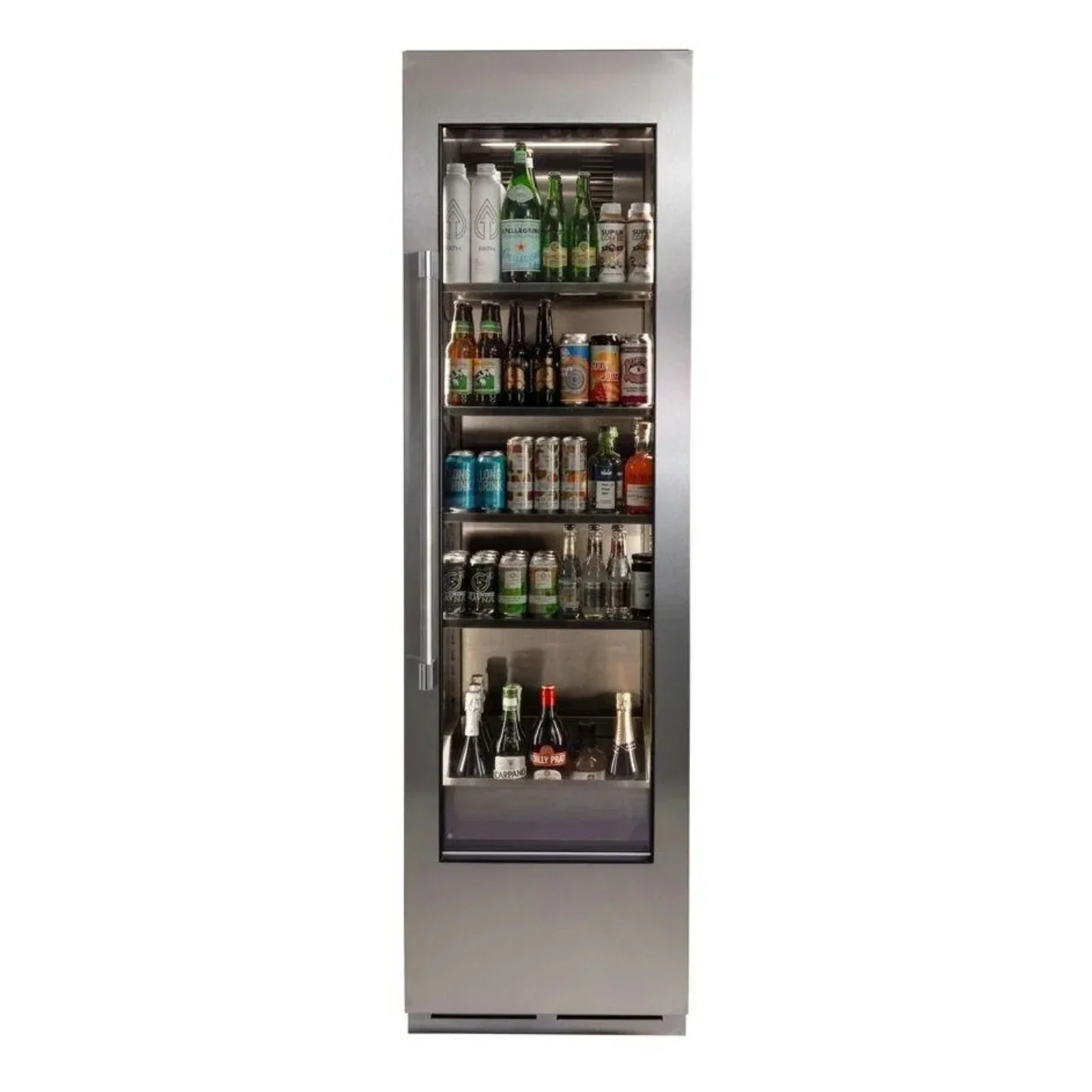 Perlick C-Series 24 Inch Single-Zone Beverage Center with 316 Can Capacity in Stainless Steel 6