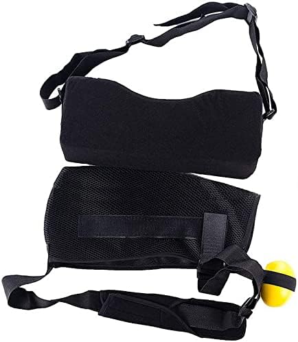 Arm Sling, Adjustable Breathable Shoulder Abduction with Pillow Arm Sling with Armrest Cushion Pads Arm Brace Support, for Subluxation, Dislocation, Sprain, Strain