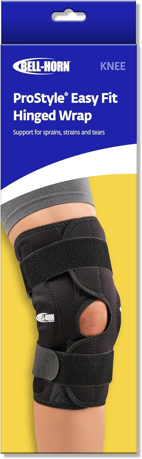 Bell-Horn Prostyle Easy Fit Hinged Wrap Knee Braces, L
