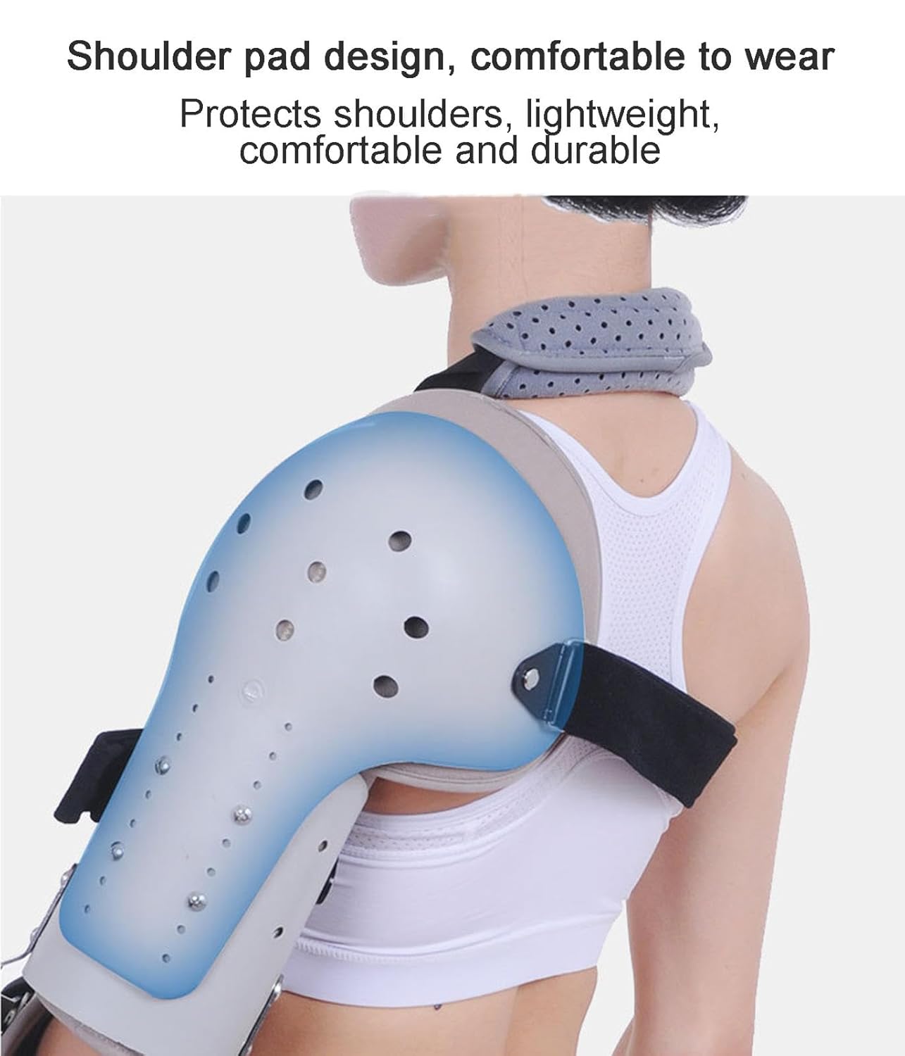 Adjustable Hinged Rom Elbow Brace, Upper Limb Immobilizer, Forearm Elbow Brace with Shoulder Support, Arm Dislocation Postoperative Brace for Elbow Fracture, Ligament Rupture,left