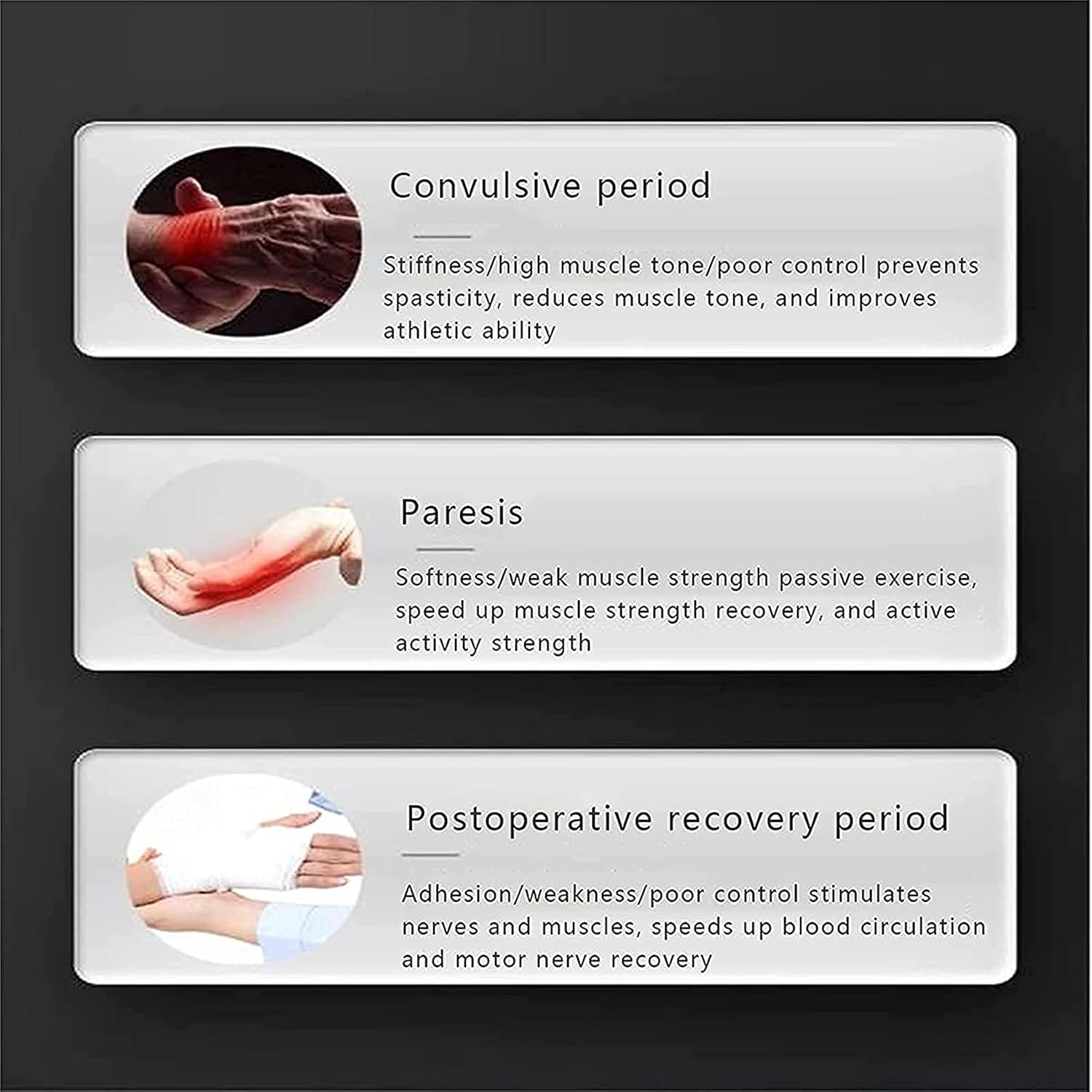 Rehabilitation Gloves Stroke Hand Splint Rehabilitation Robot Gloves Rehabilitation Training Equipment Troke Hemiplegia Finger Wrist Training Equipment,Left,M