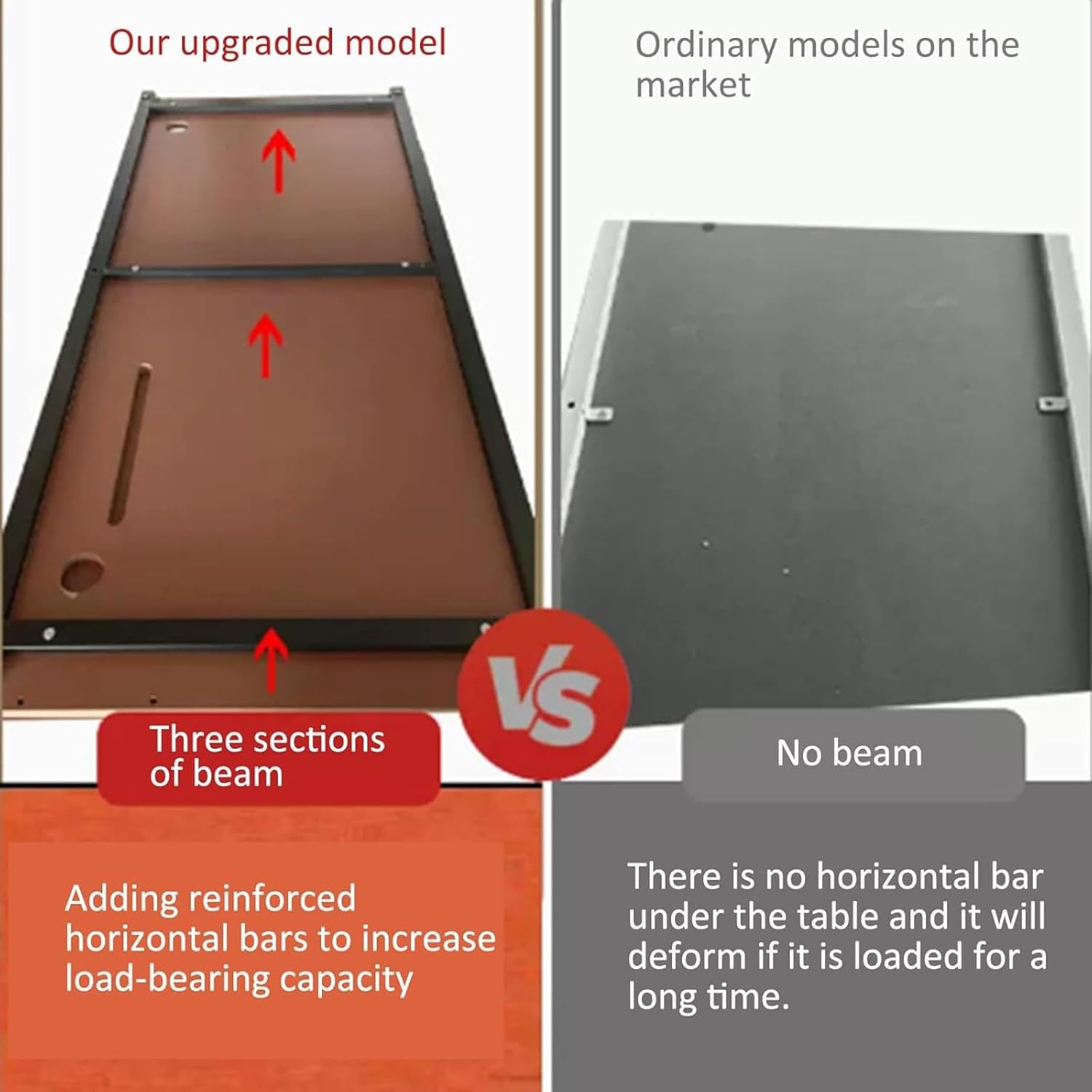 Adjustable Overbed Table with Wheels, Mobile Laptop Cart Standing Computer Desk with Baffle, Hospital and Home Use,Black,47.2”L