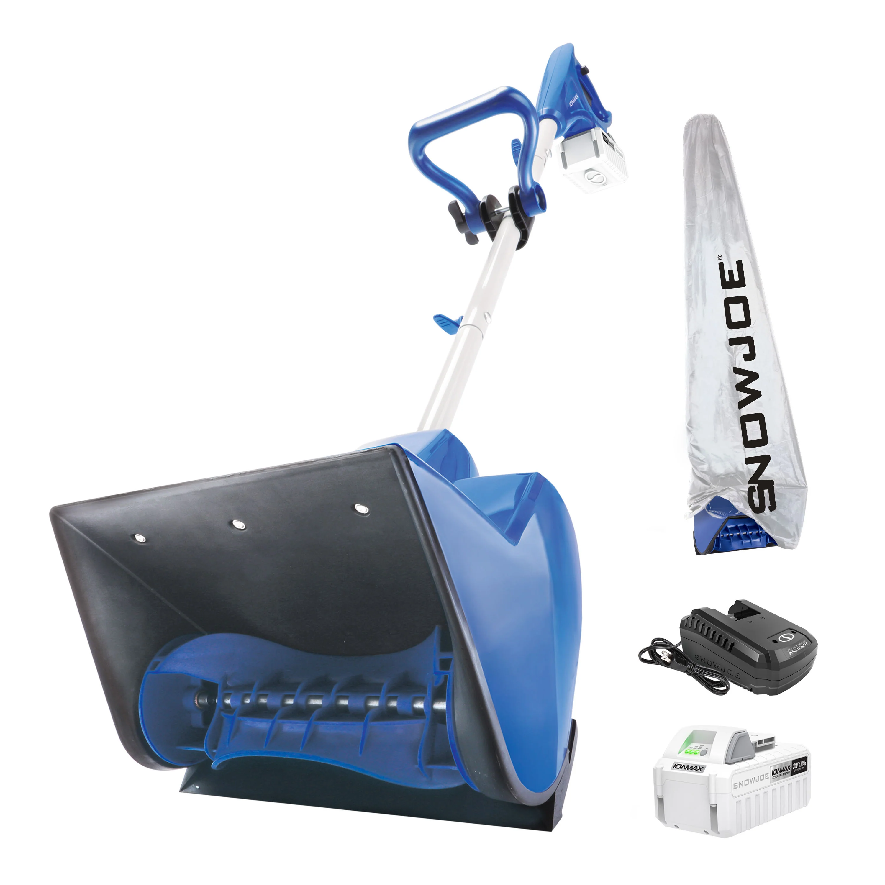 Snow Joe 24V-SS11-CVR 24-Volt* IONMAX Cordless Snow Shovel Kit | 11-Inch | W/ Bonus Cover, 4.0-Ah Battery + Charger