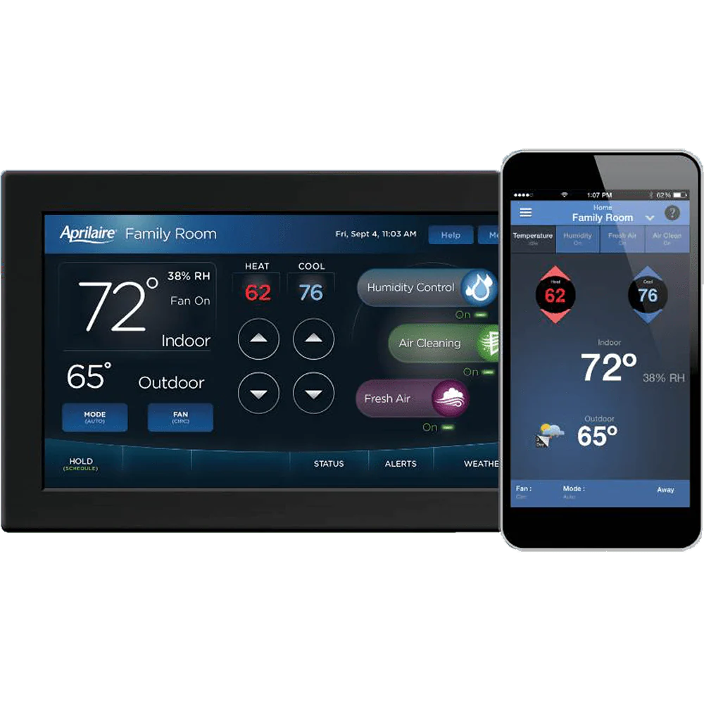 Aprilaire Universal Color Touch Screen Wi-Fi IAQ Thermostat