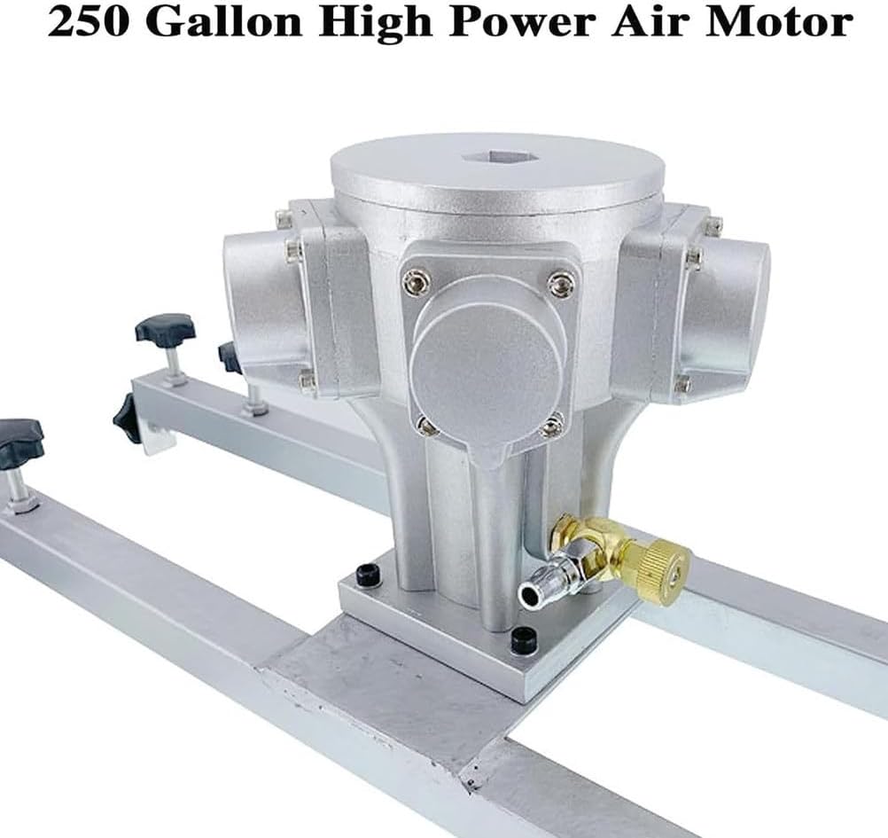 Pneumatic Bracket Mixer,1000L Tank Pneumatic Mixer,0-1800Rpm Paint Stirring Machine Air Agitator Paint Mix Tool,Maximum Torque 7.9Nm,for Viscous Liquid,Ink Dissolv