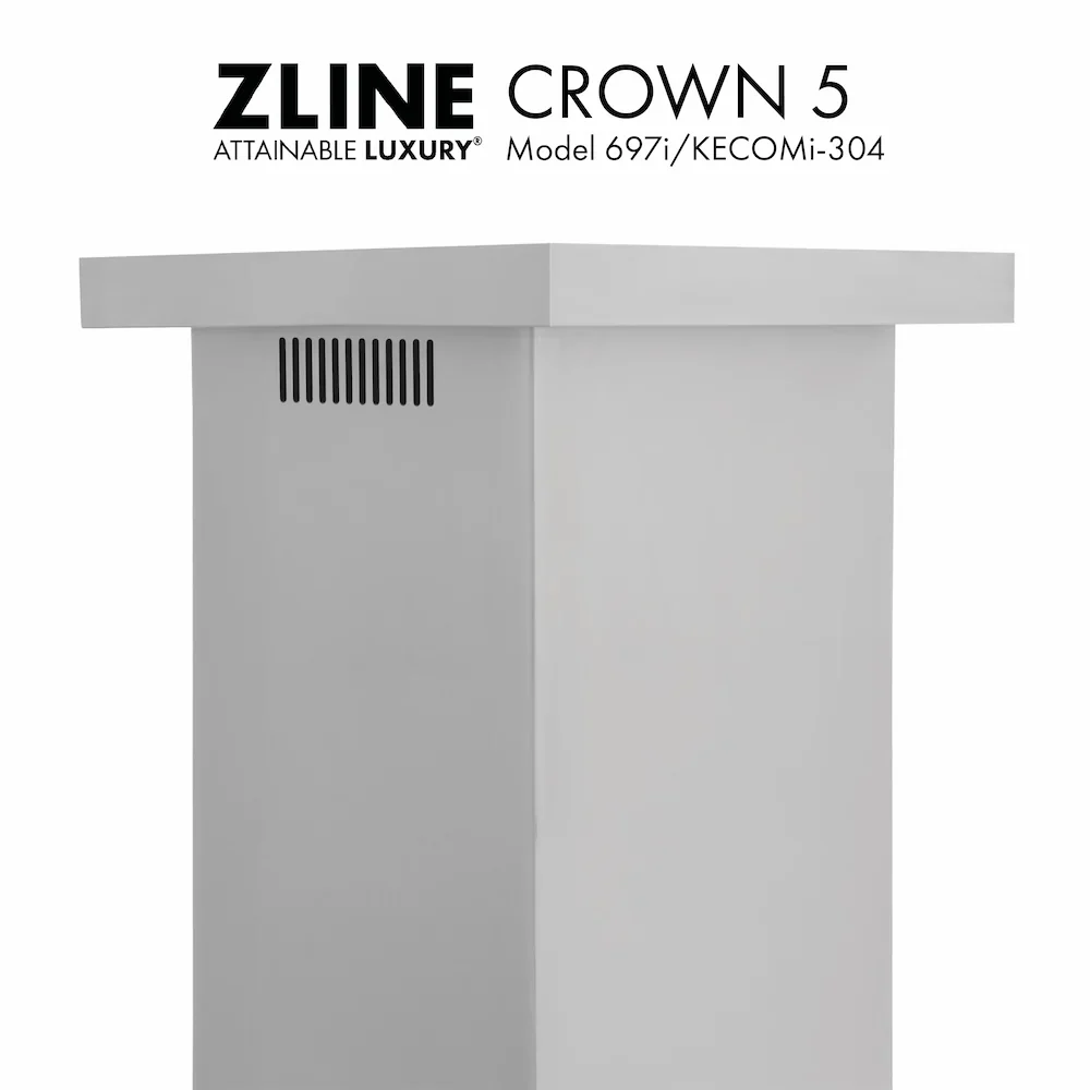 ZLINE Crown Molding Profile 5 for Island Mount Range Hood (CM5-697i/KECOMi-304)