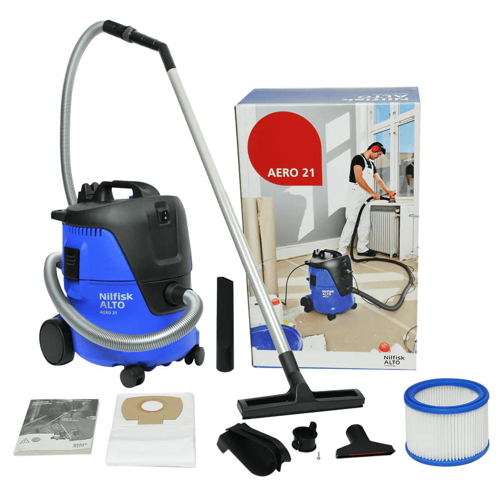 Nilfisk Aero 21-01 5-Gallon Wet/Dry Canister Industrial Vacuum