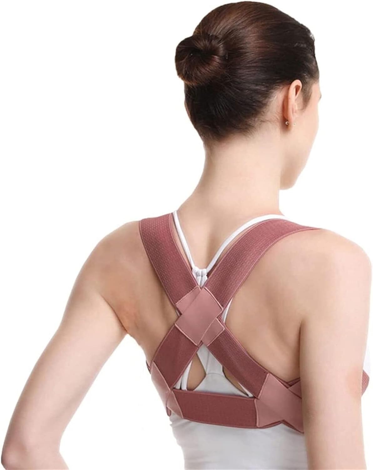 Posture Corrector Adjustable Upper Back Brace, Support and Providing Pain Relief from Neck, Back and Shoulder Posture Support Back Women Back Posture (Size : Medium) ()