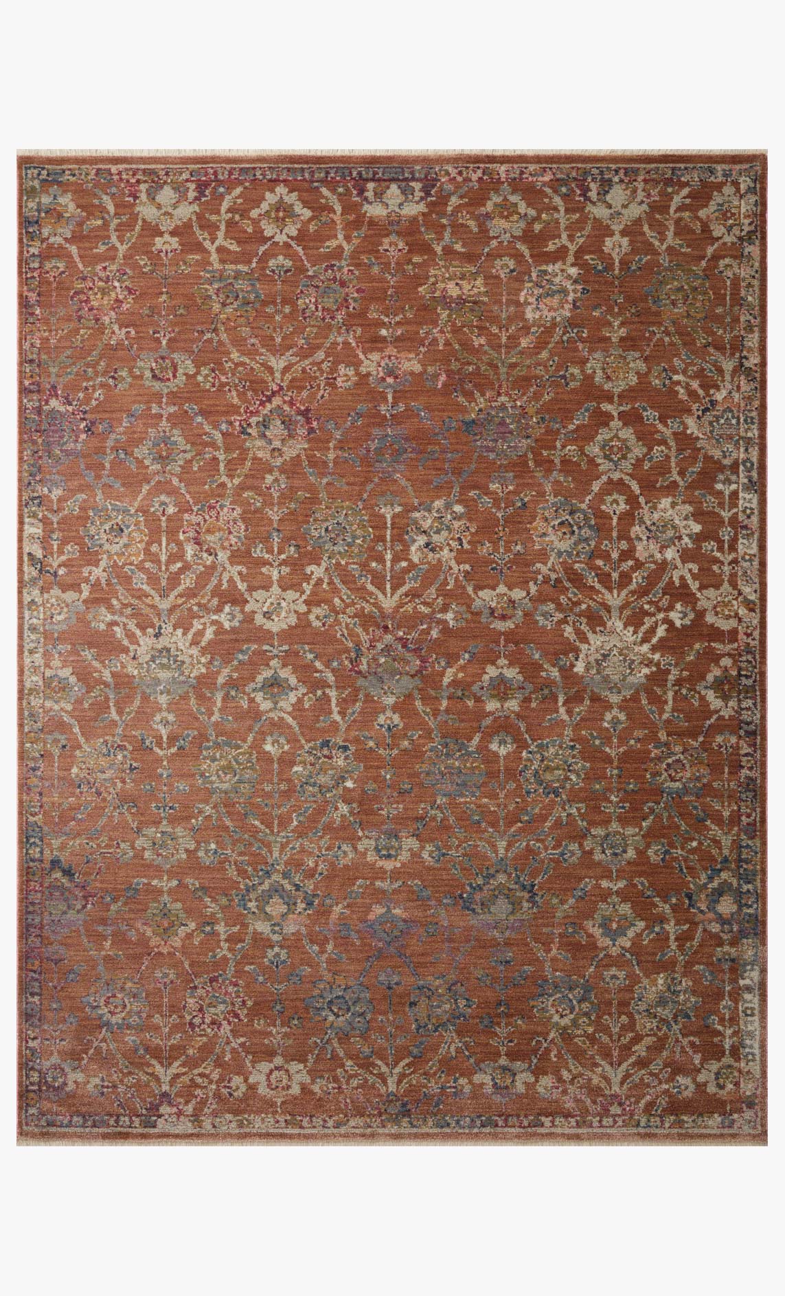 Loloi Giada Collection - Traditional Power Loomed Rug in Terracotta (GIA-05)