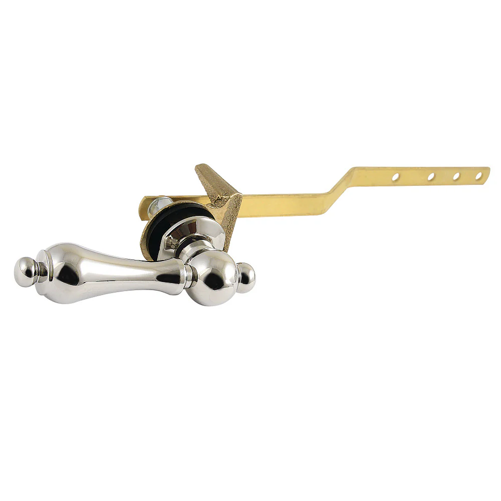 Kingston Brass Restoration Front Mount Toilet Tank Lever, Left/Right Installation, Polished Nickel (KTAL36)