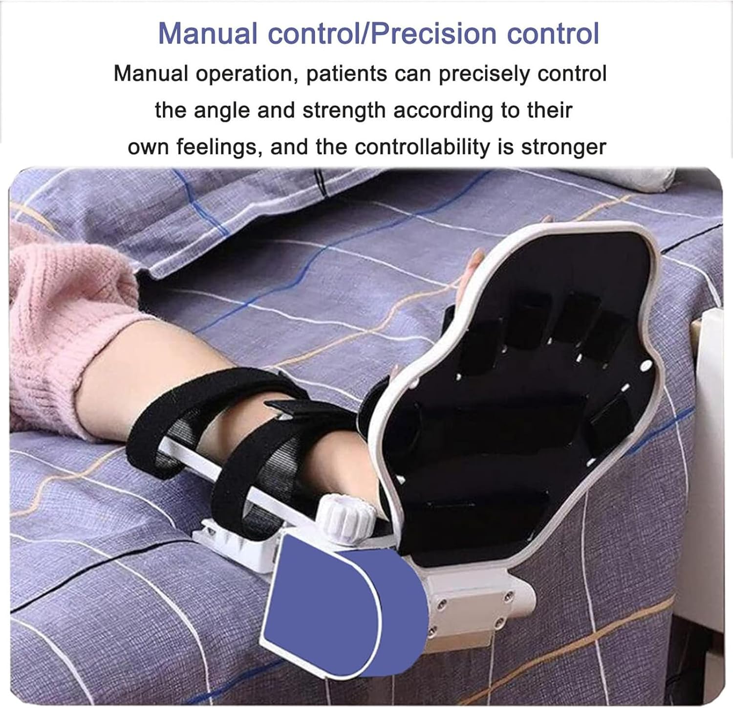 GaRcan Rehabilitation Trainer Wrist Drive,Finger Splint,Wrist Training Orthosis Device Brace Support Flex Spasm Extension Board Splint Apoplexy Hemiplegia(Universal for Left And Right)