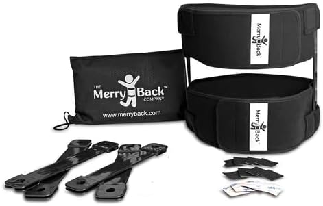 MerryBack™ ENS™ Spinal Decompression Belt – Wearable Back Traction Device for Everyday Lower Back Relief and Improved Mobility (Small/Medium)
