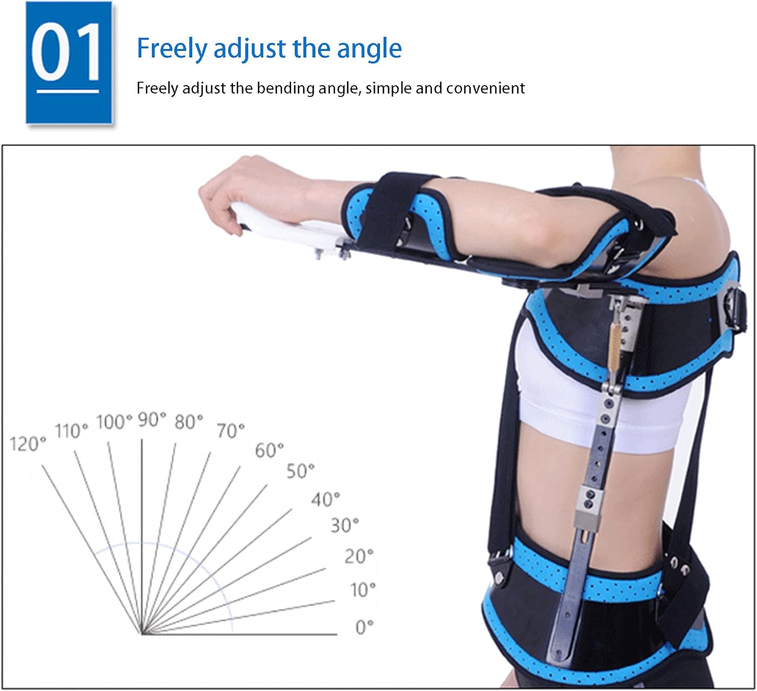 Shoulder Arm Sling Immobilizer for Injury Support Dislocated Broken Arm Sublexion Surgery Shoulder Injury Torn Rotator Cuff Soft Comfortable Shoulder Abduction Sling Unisex