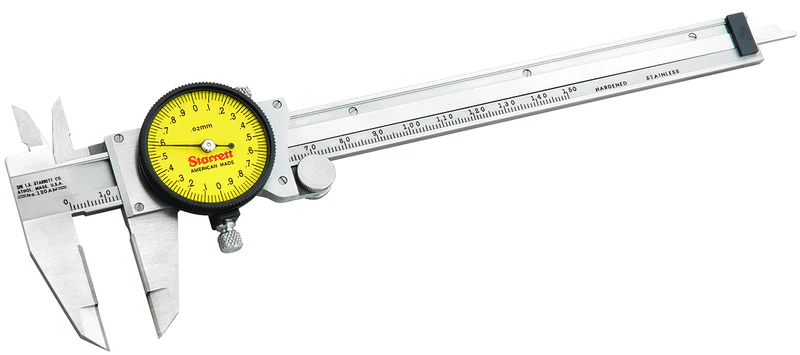 #120M-150 - 0 - 150mm Measuring Range (0.02mm Grad.) - Dial Caliper with Certification