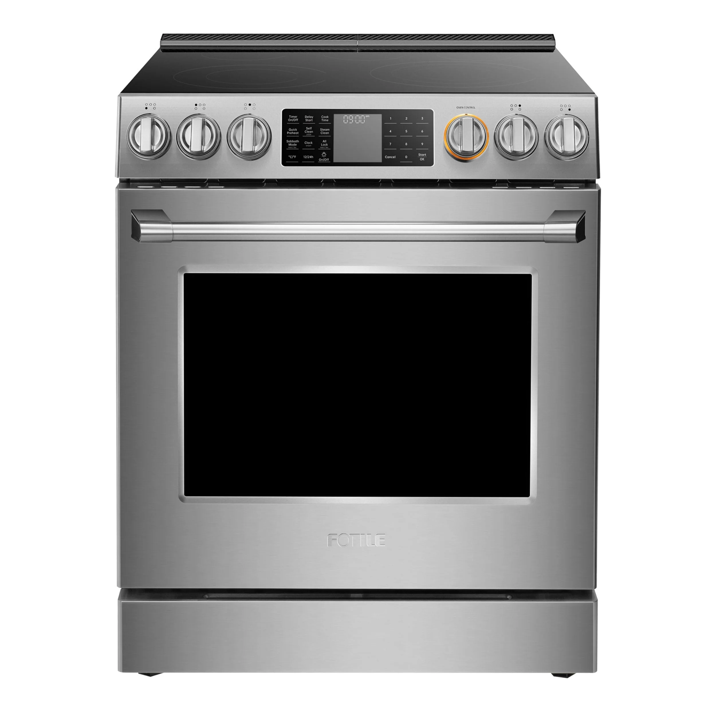 Fotile FreshBake鈩?30-Inch Slide-In Electric Range in Stainless Steel (RES30552)