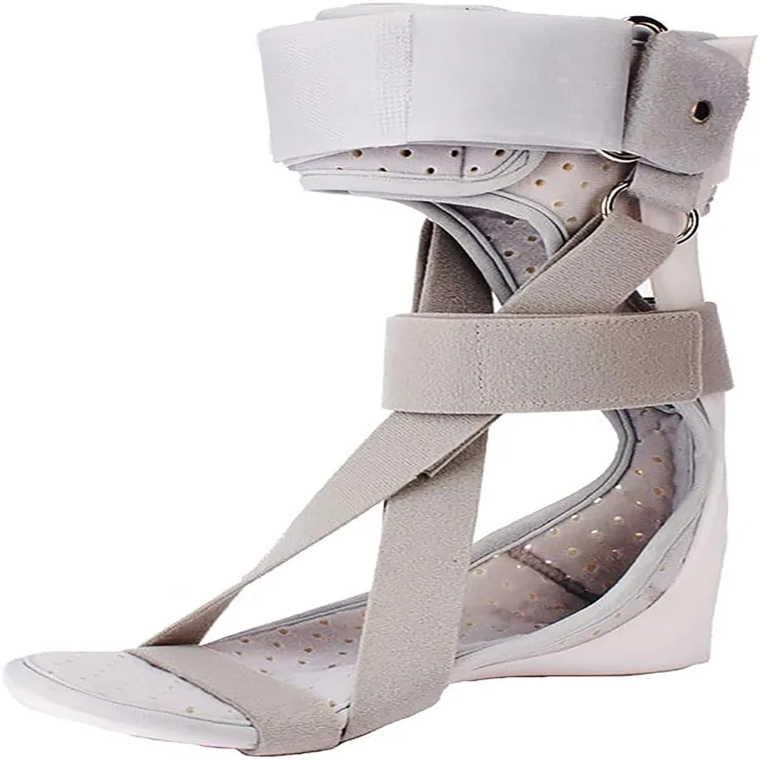 ETHORY Ankle Foot Orthosis Support, Drop Foot Brace Foot Supports Foot Droop Orthosis Adjustable Foot Drop Brace Assist Strap Helps Relieve Symptoms of Plantar Fasciitis Firm Stabilizing