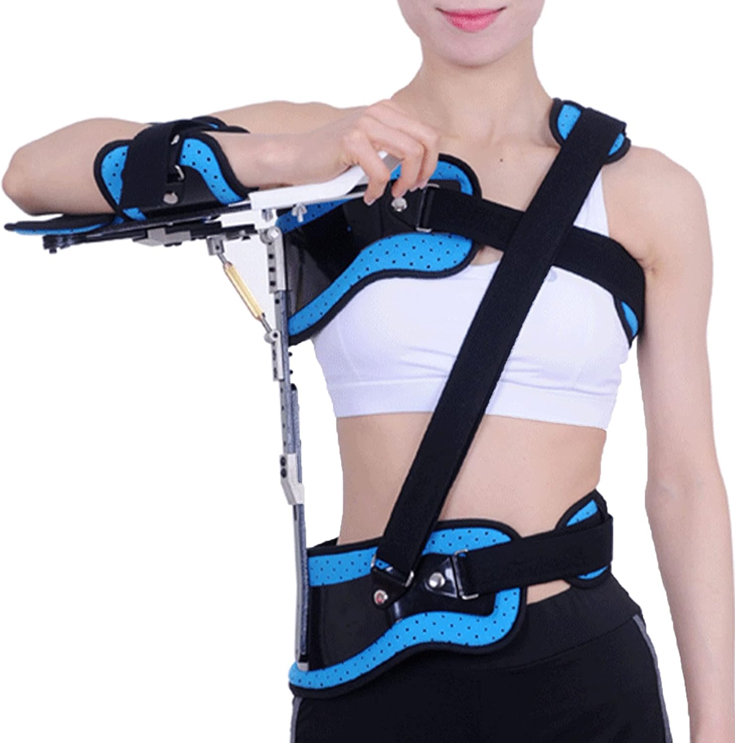 Shoulder Arm Sling Immobilizer for Injury Support Dislocated Broken Arm Sublexion Surgery Shoulder Injury Torn Rotator Cuff Soft Comfortable Shoulder Abduction Sling Unisex
