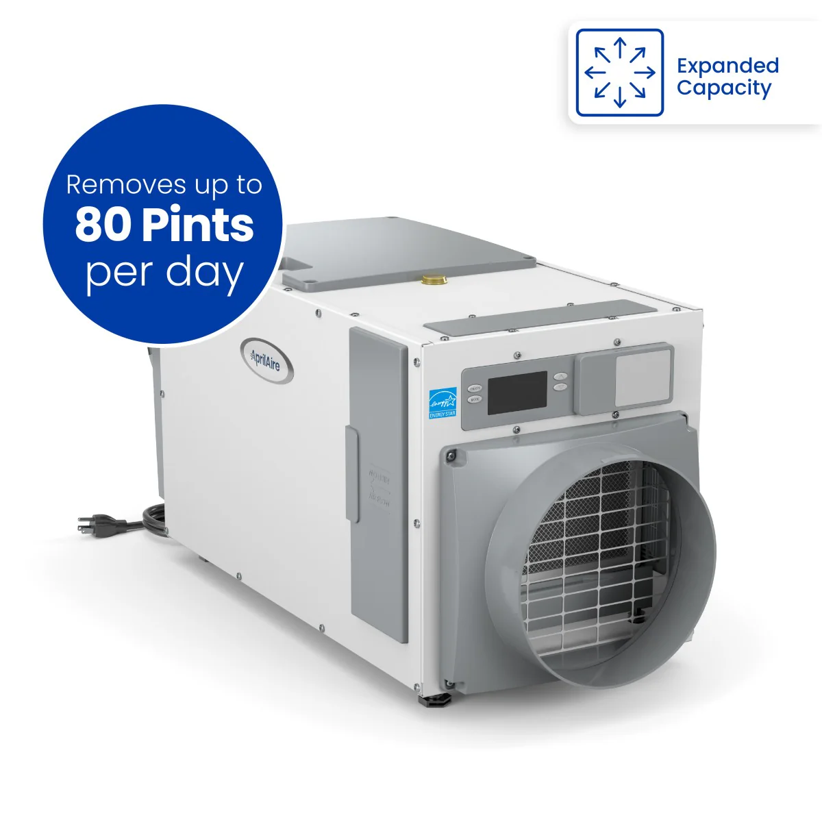 AprilAire E080 80 Pint Energy Star Dehumidifier