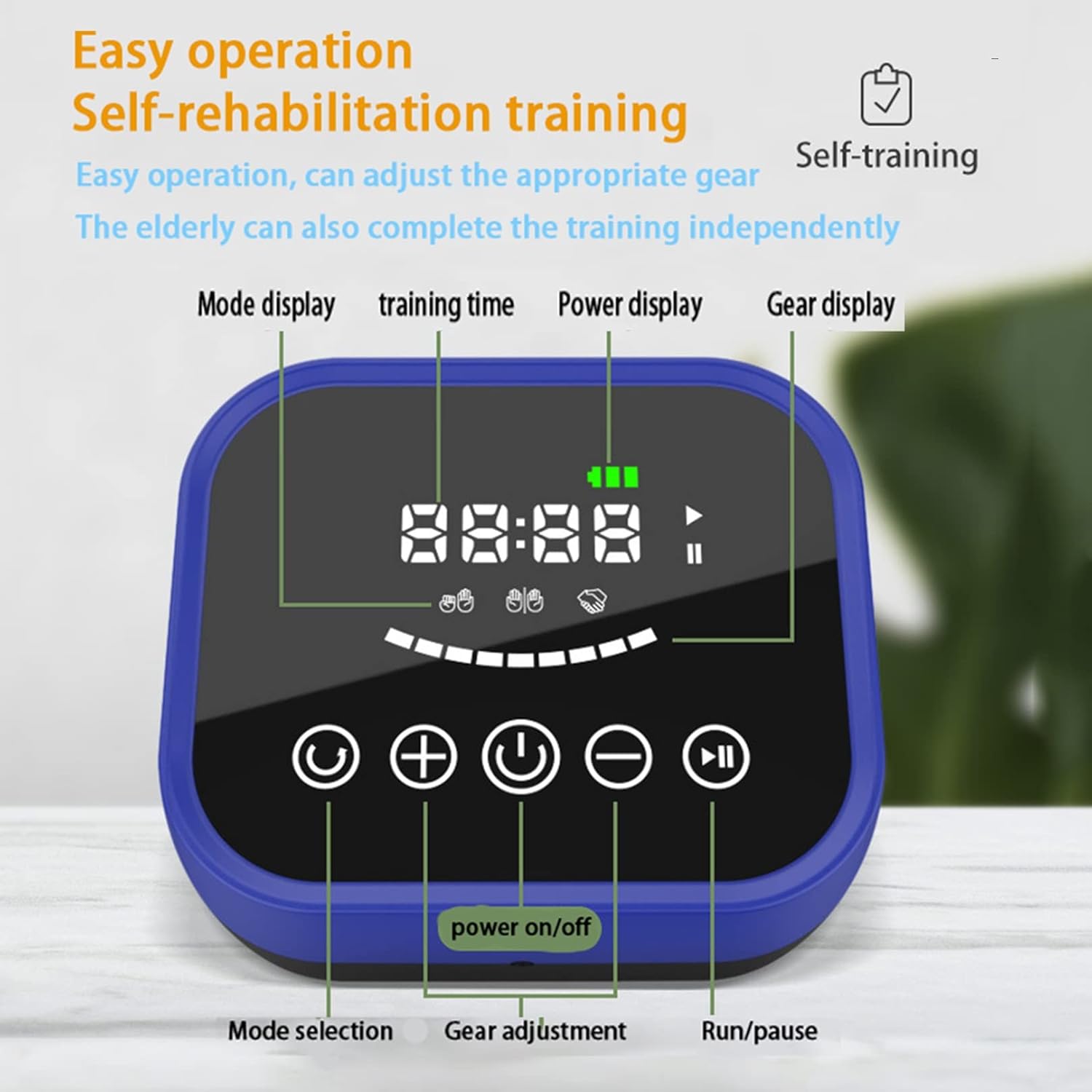 Self-Training Rehabilitation Robot Gloves Stroke Hand Splint Hemiplegia Patient Finger Straightening Brace Arthritis Training Orthosis (Color : Left Hand, Size : X-Small)