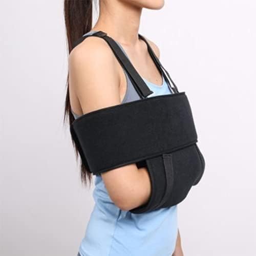 Arm Sling Shoulder Brace Elbow Shoulder Arm Sling Fixation Joint Brace Broken Boom Forearm Strap Adjustable Medical Arm Wrist Fracture Sling Support,L