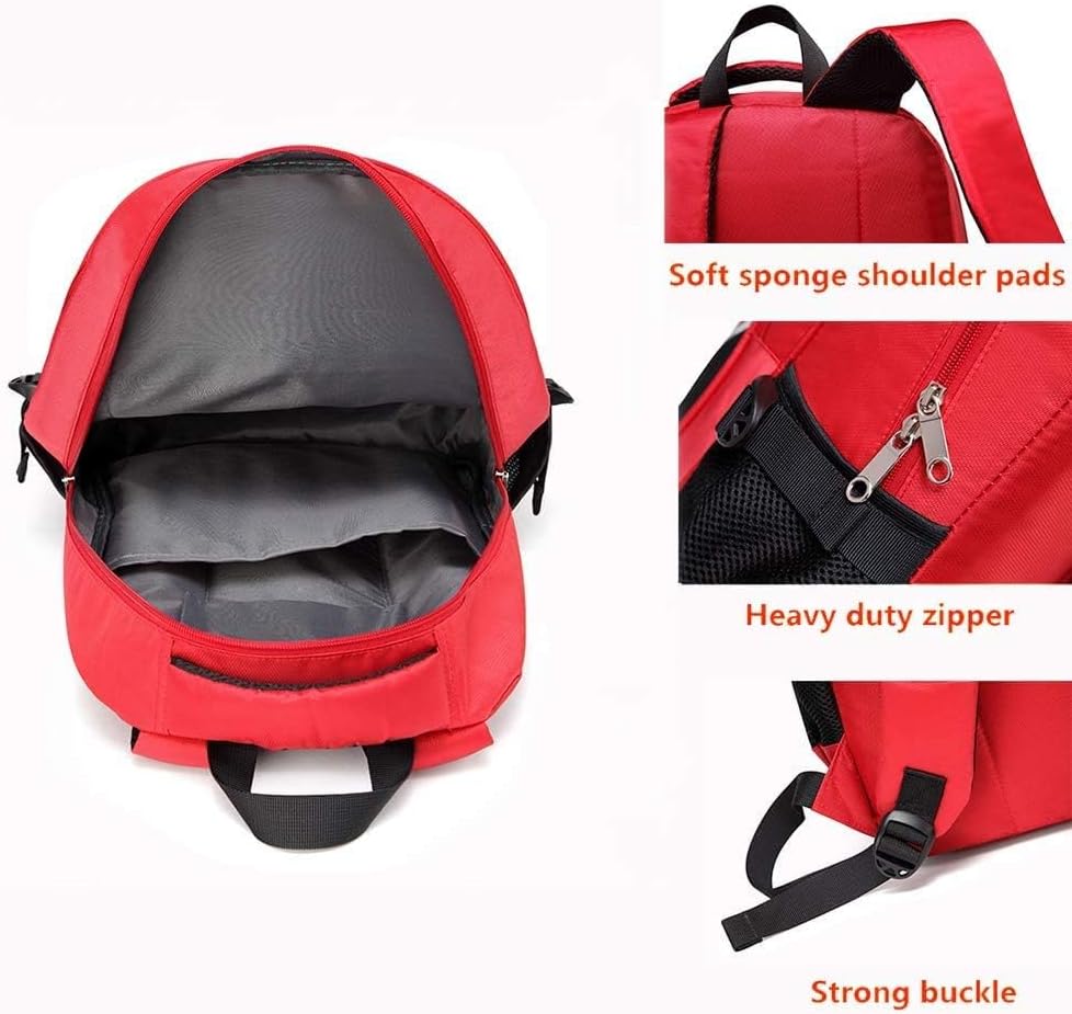 First Aid Bag Empty Red Emergency Medical Bag First Responder Trauma Multi-Pocket Traveling Field Trips Camping Essentials (Red, Pack of 10)