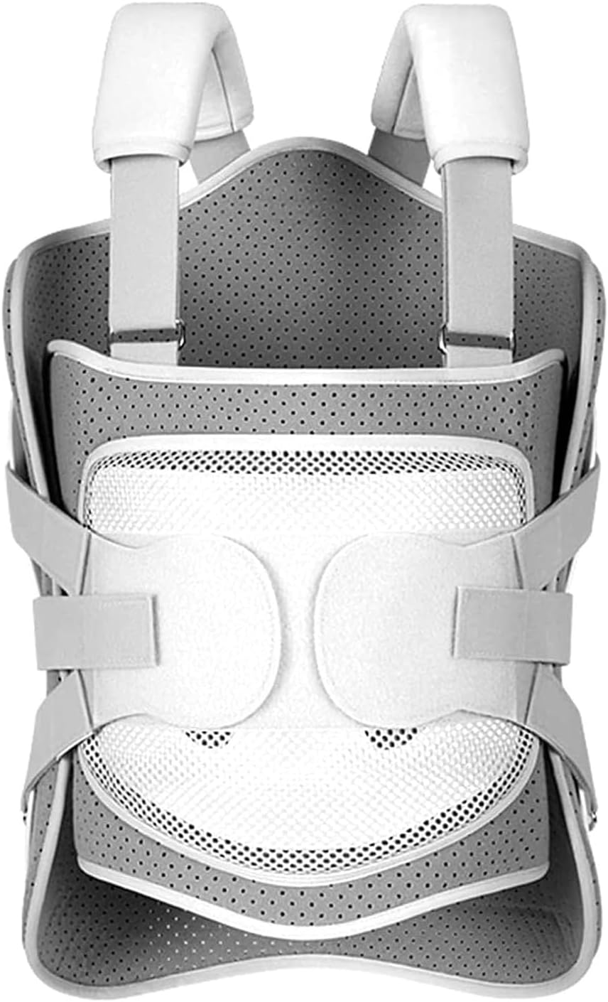 Thoracolumbar Fixed Spinal Brace, Adjustablethoracolumbar Orthosis for Spinal, Sciatica Pain, Disc Injury, Scoliosis Protector,S,
