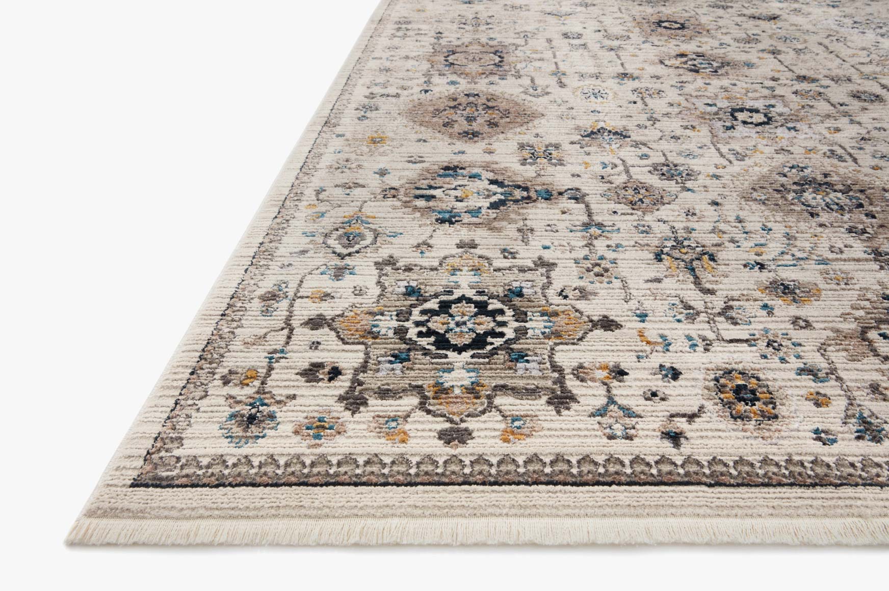Loloi Leigh Collection - Transitional Power Loomed Rug in Ivory & Taupe (LEI-02)