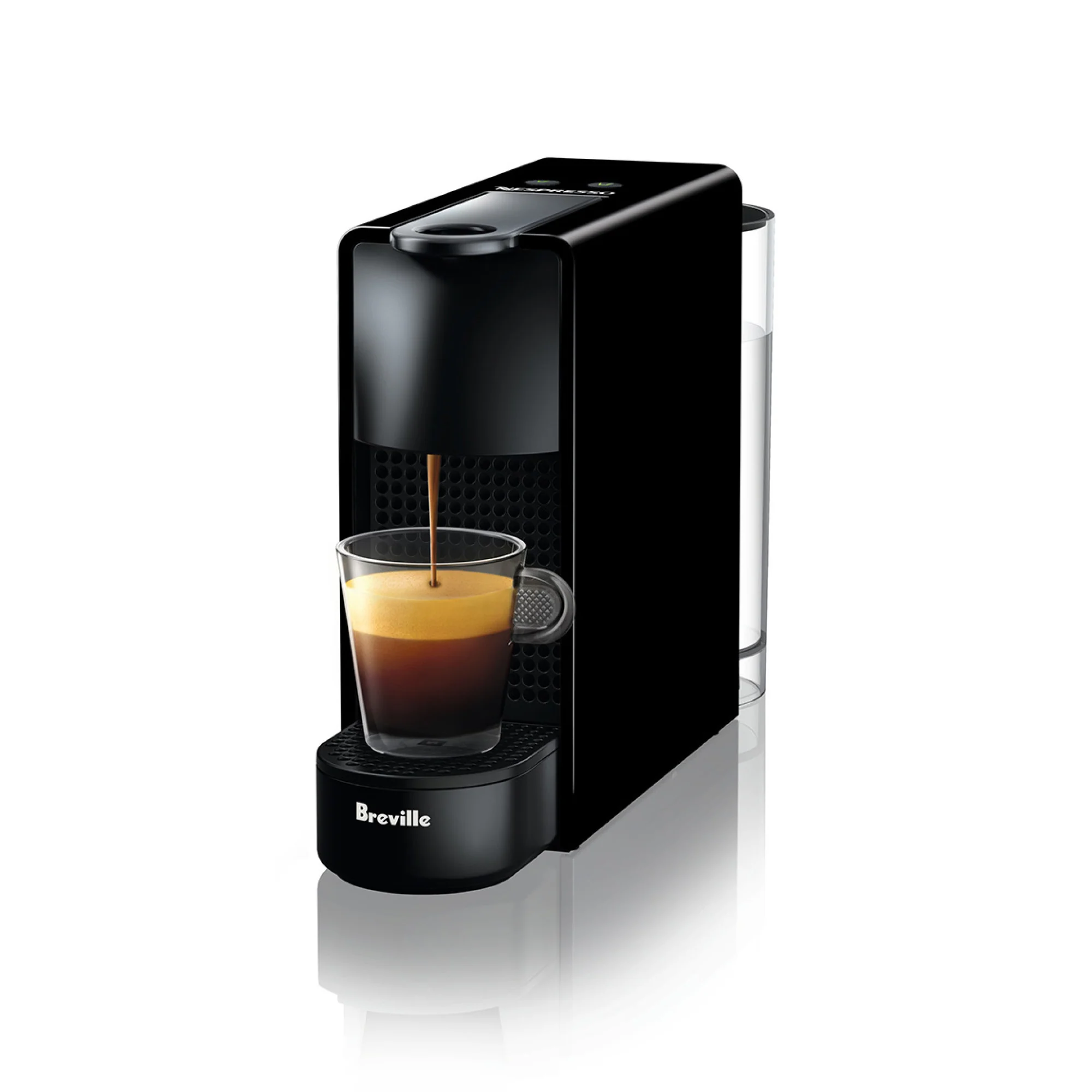 Breville Essenza Mini Nespresso Coffe Machine for Espresso and Lungo (Black)