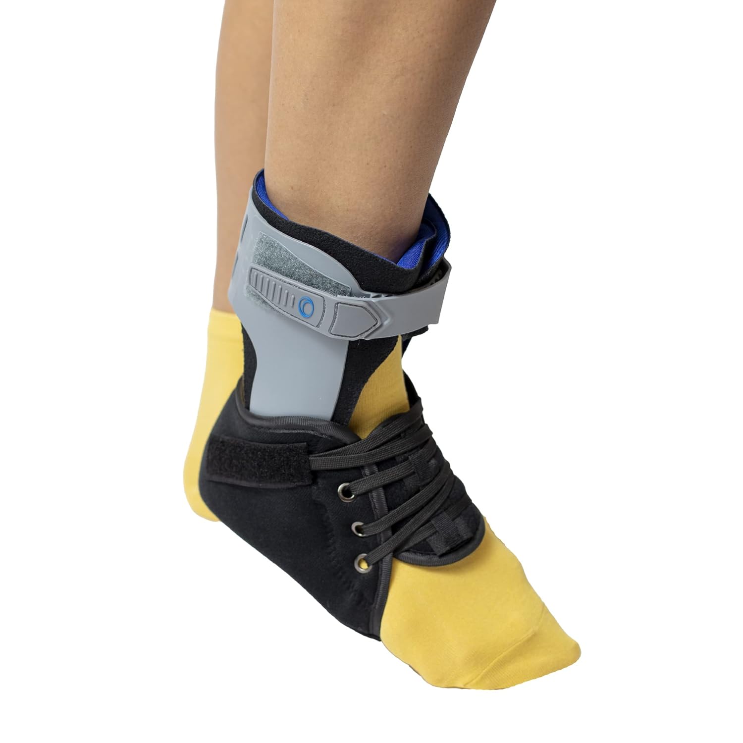 Brace Direct Recovery Lightweight Ankle Brace L1906- Easy Tie Lacing & Moldable Footplate to control inversion/eversion for Ankle Injuries and Sprains Support Stabilizer