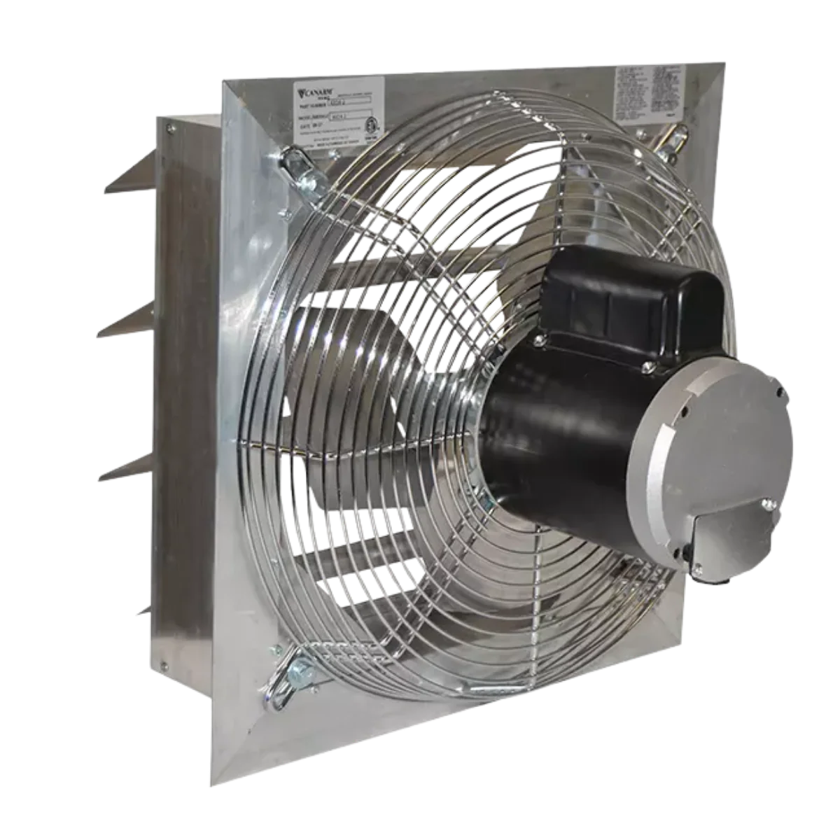 Canarm 42-in. AX Series Single Speed Shutter Mounted Aluminum Exhaust Fan