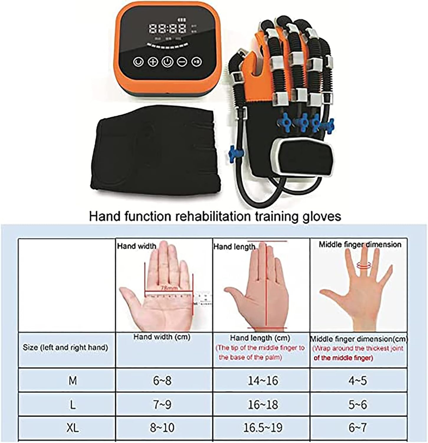 Stroke Hand Splint Manual Training Rehabilitation Robot Gloves Hand Rehabilitation Device Stroke Hemiplegia Finger Trainer